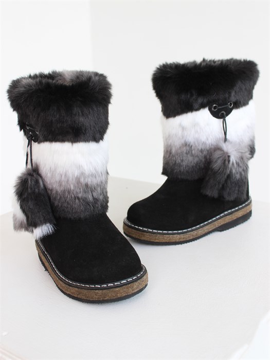 Детские, шиншилла, войлочная подошва ДВ1-02ШИНШИЛЛА