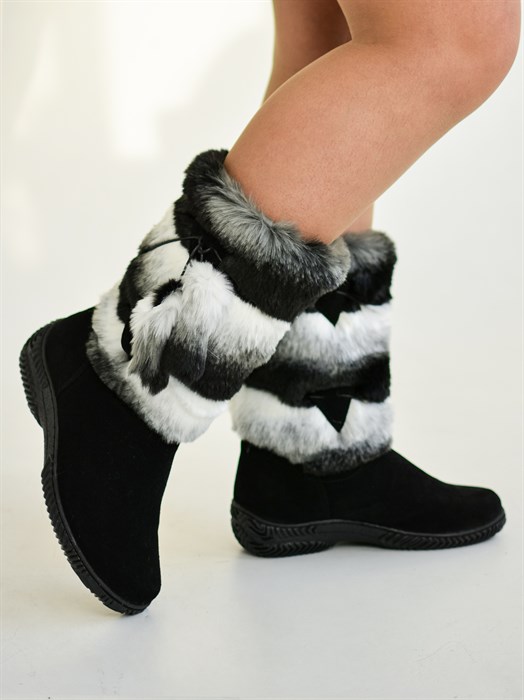 Шиншилла, литая подошва(ЖЛ1-06) LU2SHINILASHVELUR