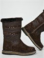 Сапоги женские 10-02, коричневые, войлочная подошва(ЖВ1-19) S11BROWN