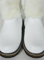 Унты женские на войлочной подошве. Белые. Молния (ЖВ3-05) SR34A614.91.14WHITE