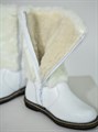 Унты женские на войлочной подошве. Белые. Молния (ЖВ3-05) SR34A614.91.14WHITE