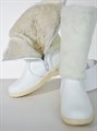 Унты женские на литой подошве. Белые. Молния(ЖЛ3-08) SR33A604.91.14WHITE